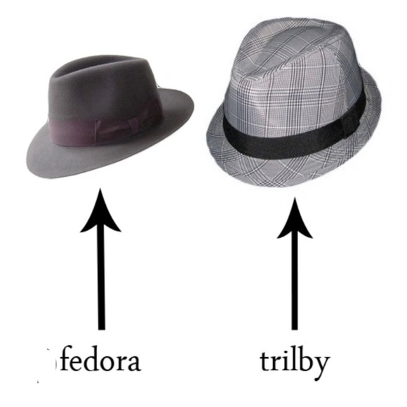 Vintage Crown Co. Grey Mens Wool Blend Trilby Hat - Picture 10 of 16